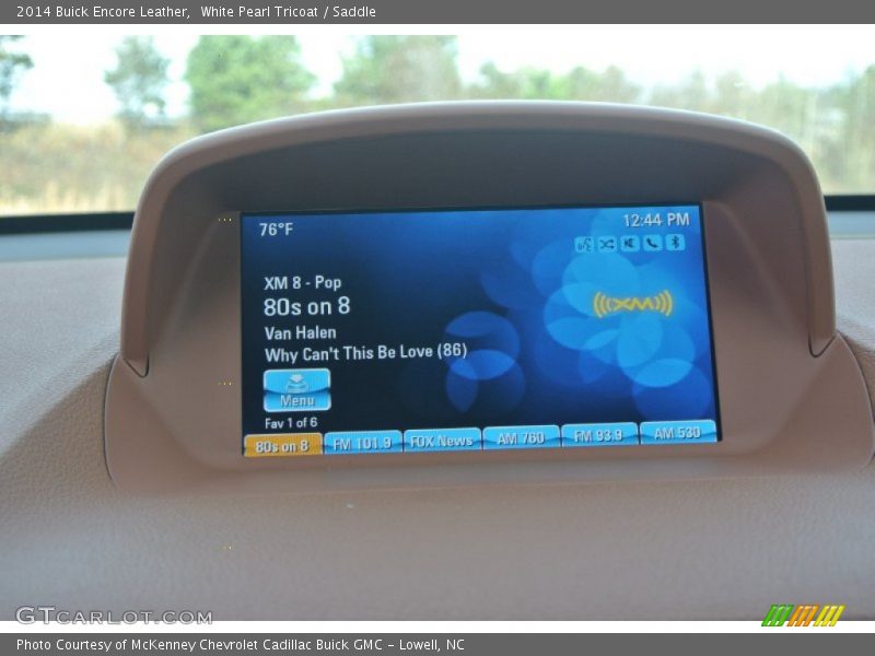 White Pearl Tricoat / Saddle 2014 Buick Encore Leather