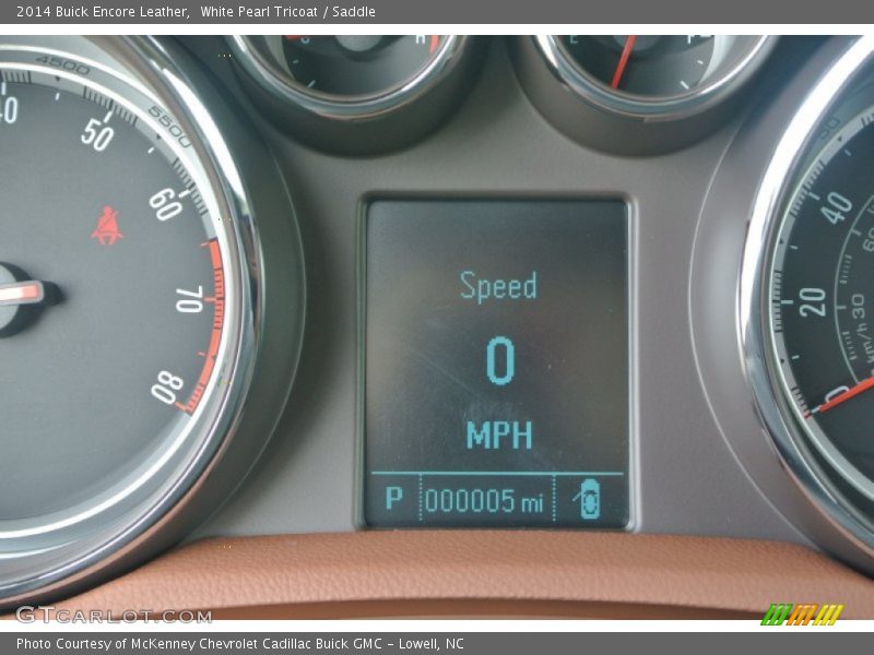 White Pearl Tricoat / Saddle 2014 Buick Encore Leather