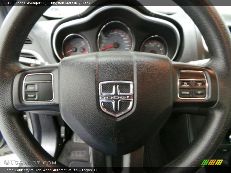 Tungsten Metallic / Black 2012 Dodge Avenger SE