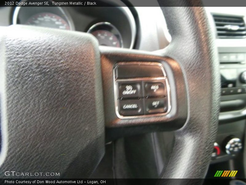 Tungsten Metallic / Black 2012 Dodge Avenger SE