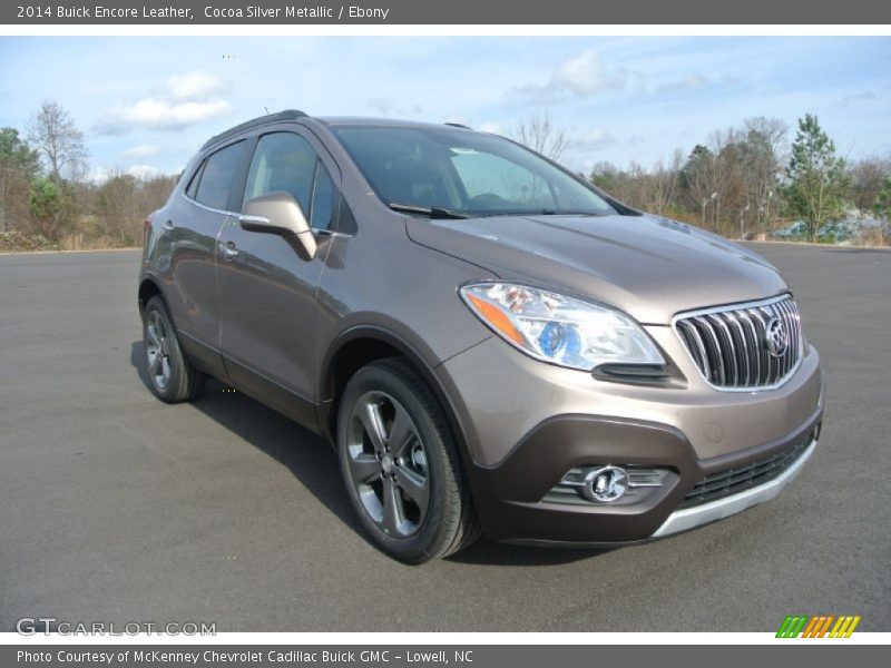 Cocoa Silver Metallic / Ebony 2014 Buick Encore Leather