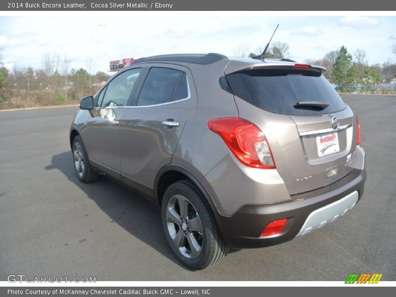 Cocoa Silver Metallic / Ebony 2014 Buick Encore Leather