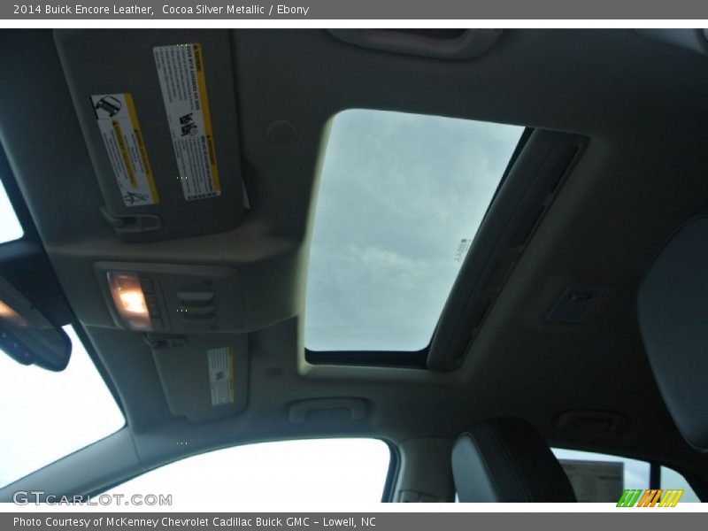 Cocoa Silver Metallic / Ebony 2014 Buick Encore Leather