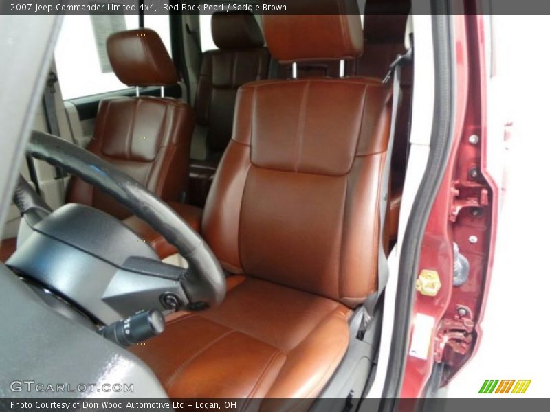 Red Rock Pearl / Saddle Brown 2007 Jeep Commander Limited 4x4