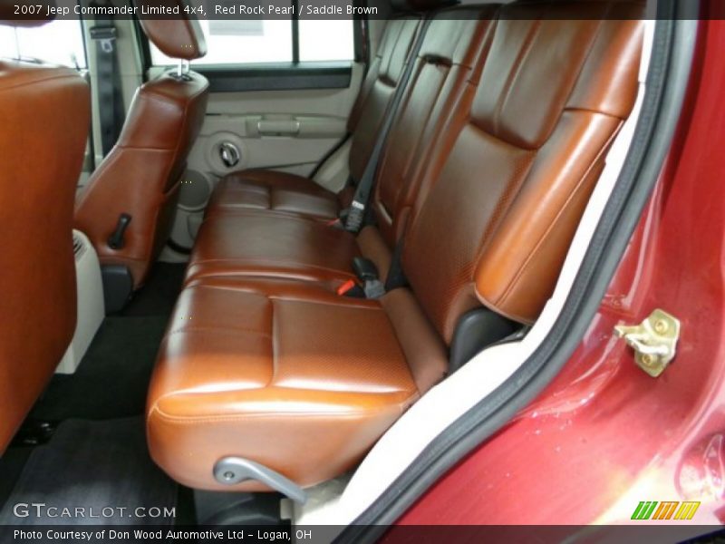 Red Rock Pearl / Saddle Brown 2007 Jeep Commander Limited 4x4