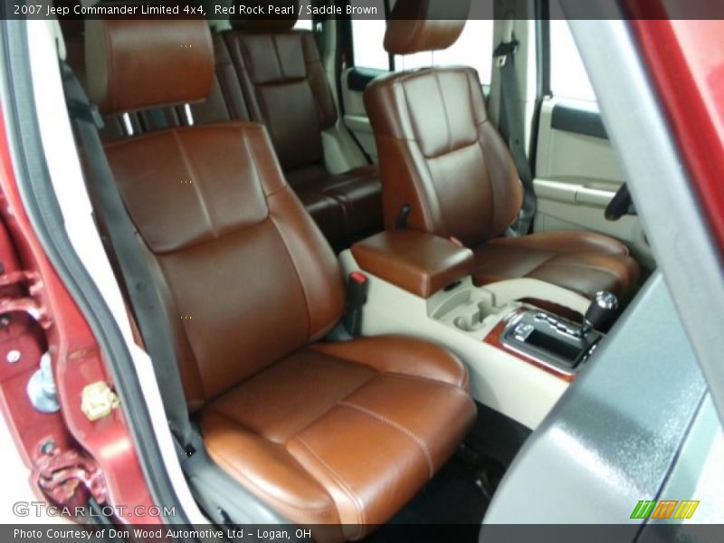Red Rock Pearl / Saddle Brown 2007 Jeep Commander Limited 4x4