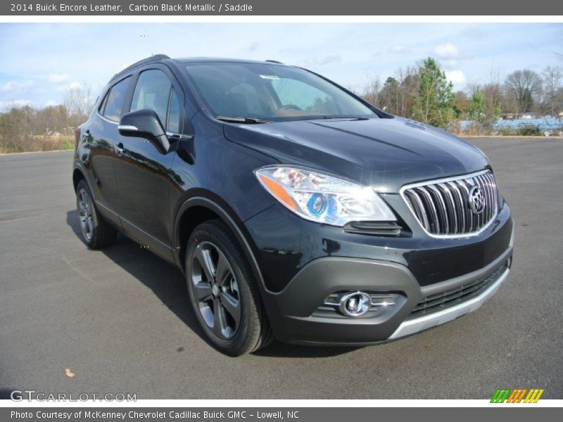 Carbon Black Metallic / Saddle 2014 Buick Encore Leather