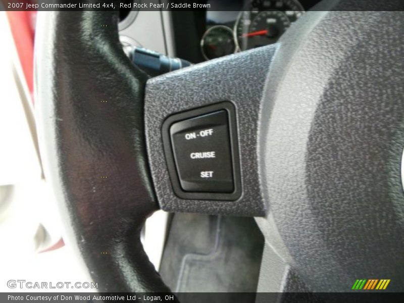 Red Rock Pearl / Saddle Brown 2007 Jeep Commander Limited 4x4
