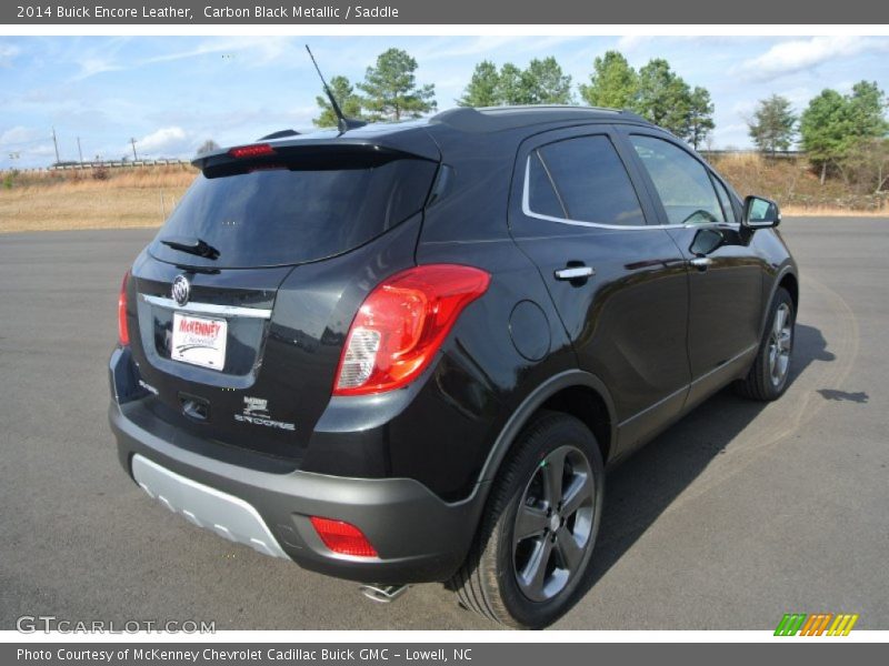 Carbon Black Metallic / Saddle 2014 Buick Encore Leather