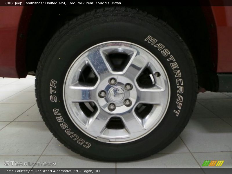 Red Rock Pearl / Saddle Brown 2007 Jeep Commander Limited 4x4