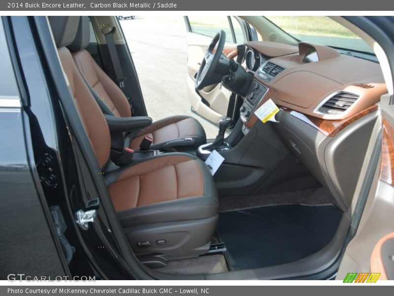 Carbon Black Metallic / Saddle 2014 Buick Encore Leather