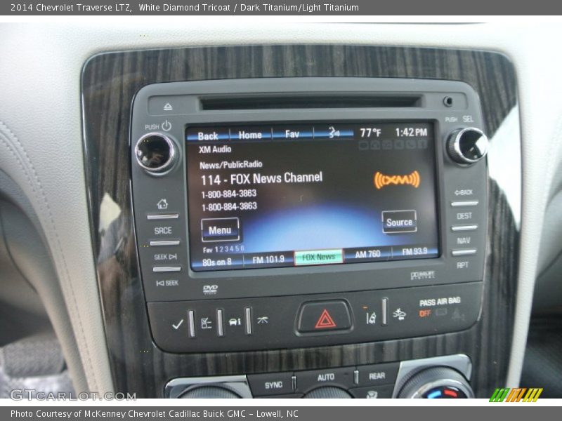 Controls of 2014 Traverse LTZ