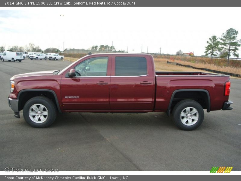  2014 Sierra 1500 SLE Crew Cab Sonoma Red Metallic