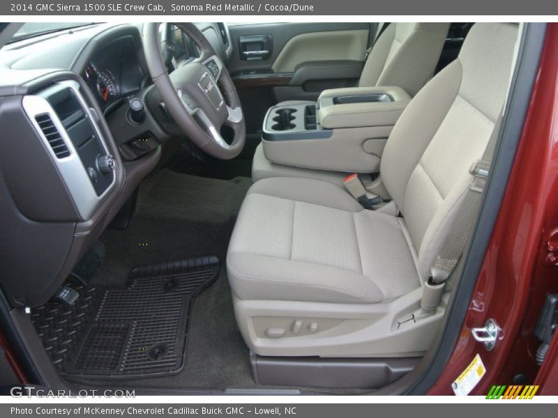 Sonoma Red Metallic / Cocoa/Dune 2014 GMC Sierra 1500 SLE Crew Cab