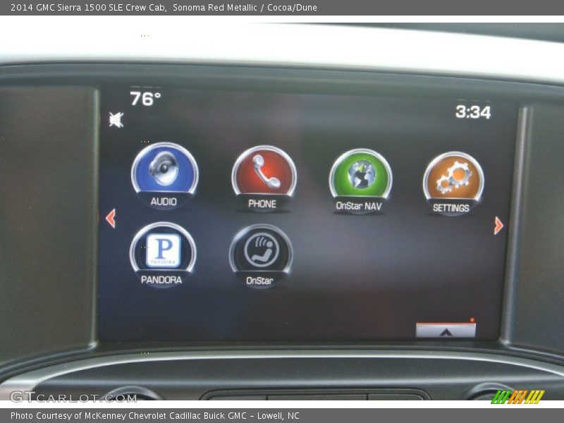 Sonoma Red Metallic / Cocoa/Dune 2014 GMC Sierra 1500 SLE Crew Cab