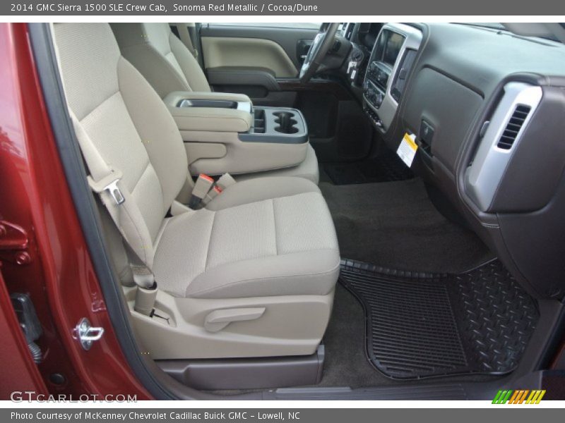 Sonoma Red Metallic / Cocoa/Dune 2014 GMC Sierra 1500 SLE Crew Cab