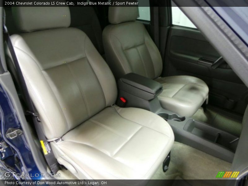 Indigo Blue Metallic / Sport Pewter 2004 Chevrolet Colorado LS Crew Cab