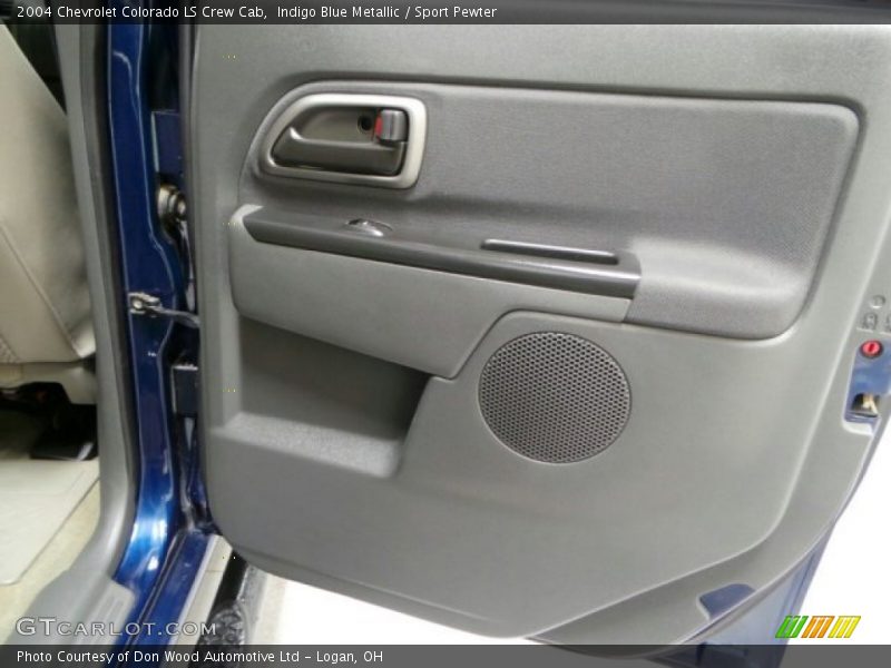 Indigo Blue Metallic / Sport Pewter 2004 Chevrolet Colorado LS Crew Cab