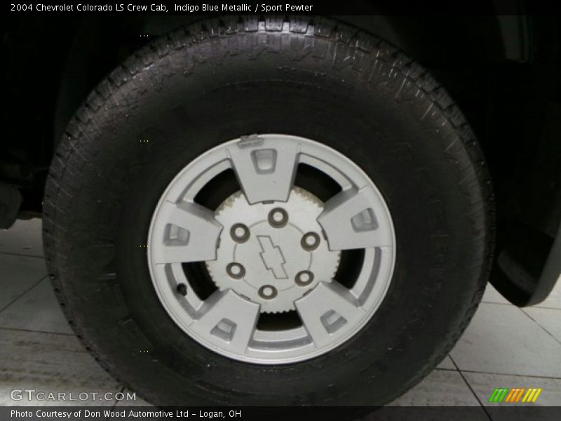 Indigo Blue Metallic / Sport Pewter 2004 Chevrolet Colorado LS Crew Cab