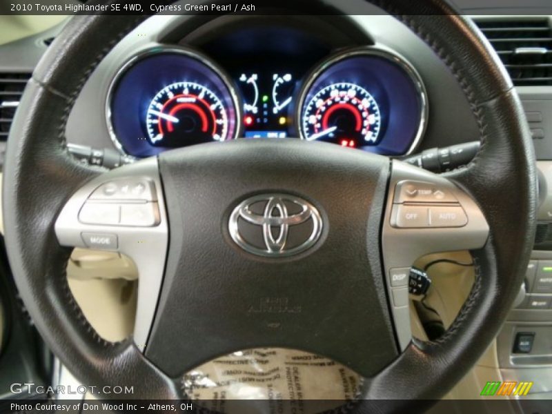 Cypress Green Pearl / Ash 2010 Toyota Highlander SE 4WD