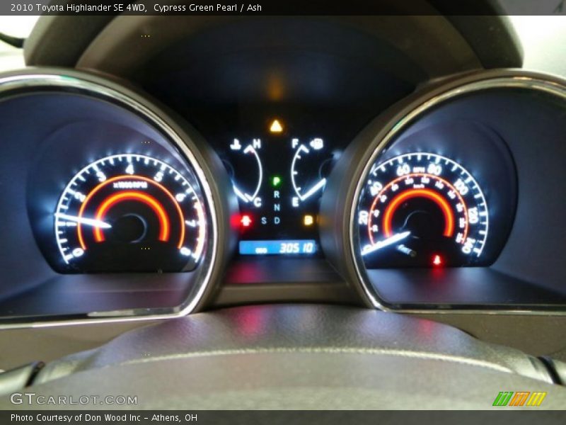 Cypress Green Pearl / Ash 2010 Toyota Highlander SE 4WD