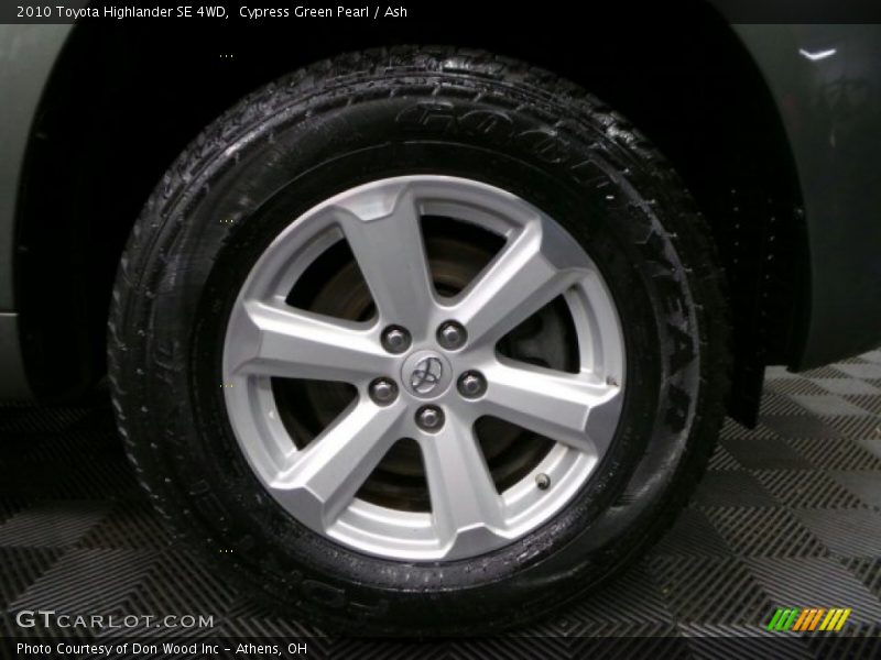 Cypress Green Pearl / Ash 2010 Toyota Highlander SE 4WD