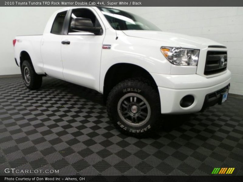 Super White / Black 2010 Toyota Tundra TRD Rock Warrior Double Cab 4x4