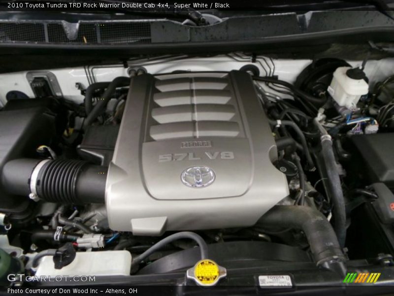 Super White / Black 2010 Toyota Tundra TRD Rock Warrior Double Cab 4x4