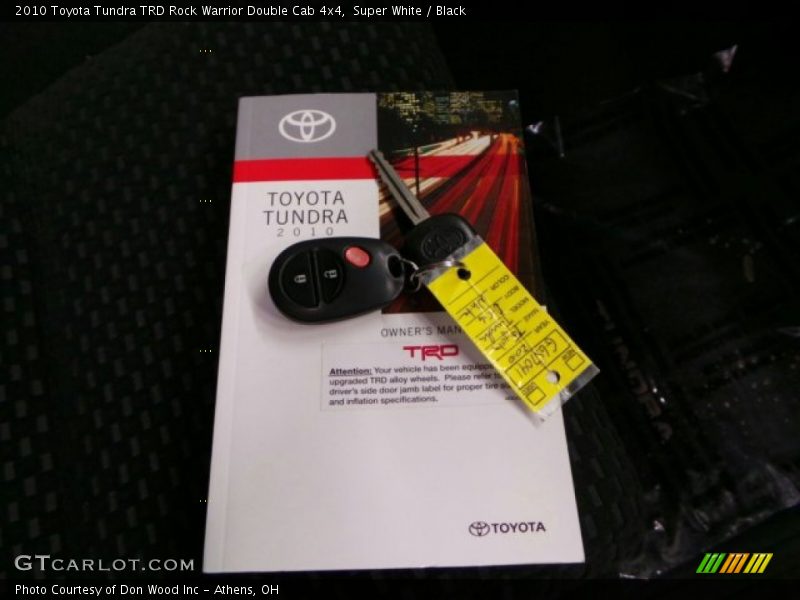 Super White / Black 2010 Toyota Tundra TRD Rock Warrior Double Cab 4x4