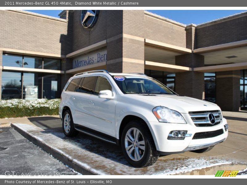 Diamond White Metallic / Cashmere 2011 Mercedes-Benz GL 450 4Matic