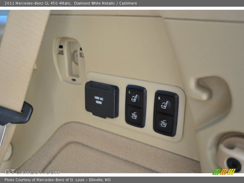 Diamond White Metallic / Cashmere 2011 Mercedes-Benz GL 450 4Matic