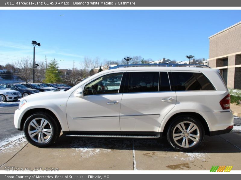Diamond White Metallic / Cashmere 2011 Mercedes-Benz GL 450 4Matic