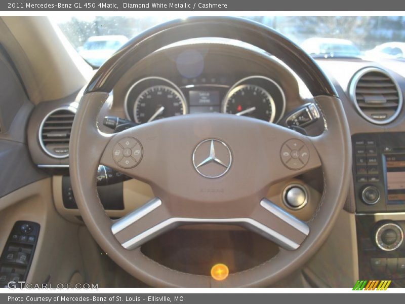 Diamond White Metallic / Cashmere 2011 Mercedes-Benz GL 450 4Matic