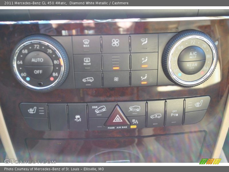 Diamond White Metallic / Cashmere 2011 Mercedes-Benz GL 450 4Matic