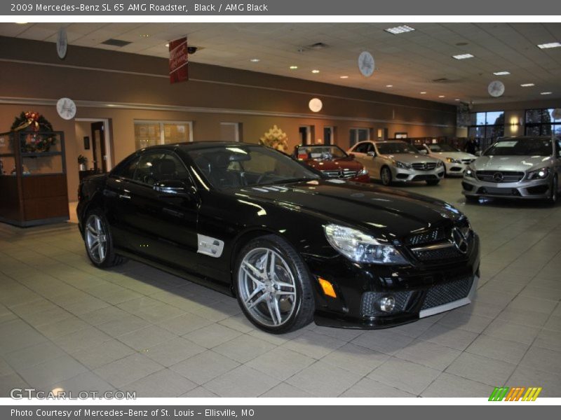 Black / AMG Black 2009 Mercedes-Benz SL 65 AMG Roadster
