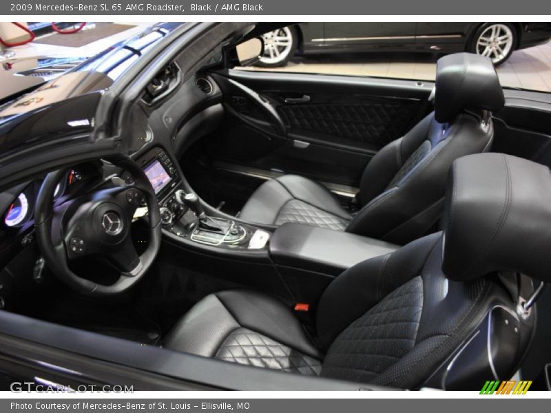  2009 SL 65 AMG Roadster AMG Black Interior