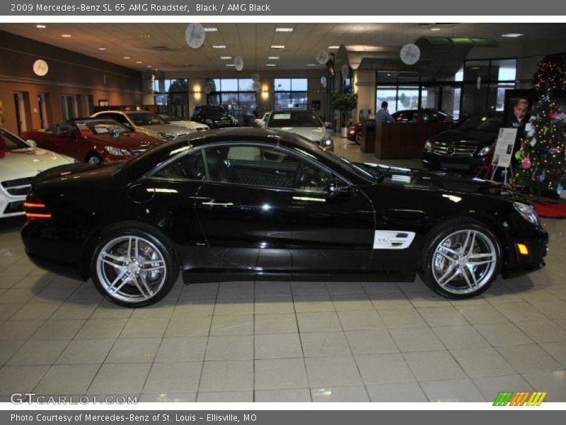 Black / AMG Black 2009 Mercedes-Benz SL 65 AMG Roadster