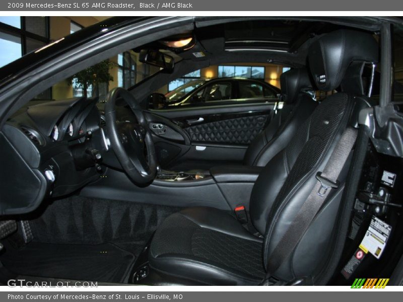  2009 SL 65 AMG Roadster AMG Black Interior