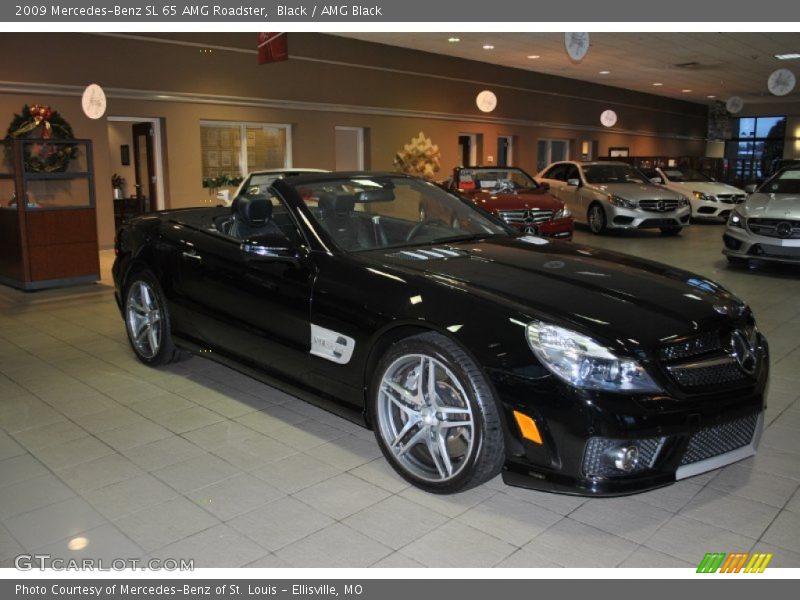 Black / AMG Black 2009 Mercedes-Benz SL 65 AMG Roadster