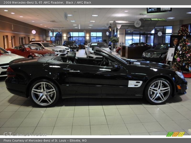 Black / AMG Black 2009 Mercedes-Benz SL 65 AMG Roadster
