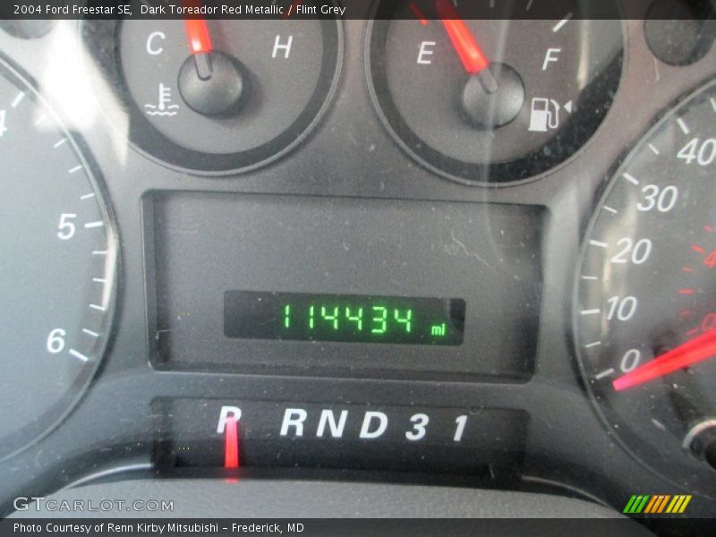 Dark Toreador Red Metallic / Flint Grey 2004 Ford Freestar SE