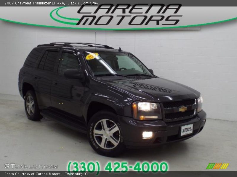 Black / Light Gray 2007 Chevrolet TrailBlazer LT 4x4
