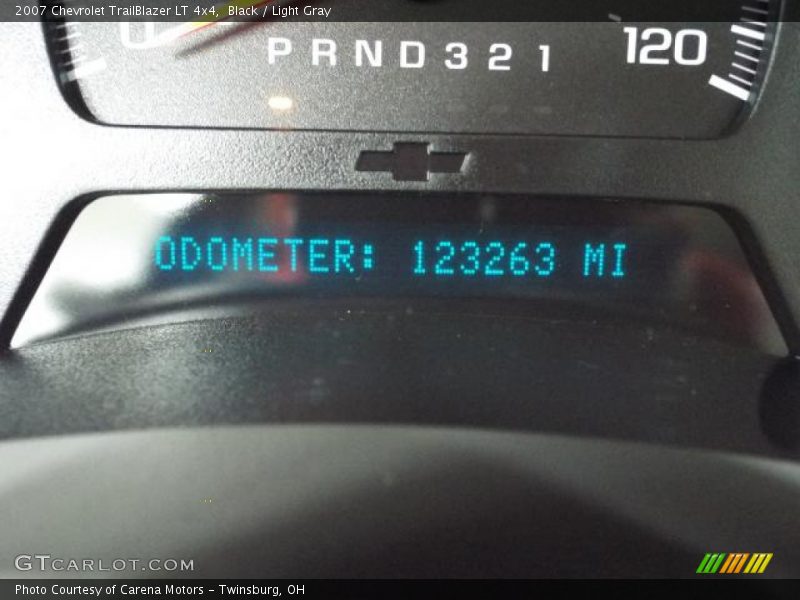 Black / Light Gray 2007 Chevrolet TrailBlazer LT 4x4