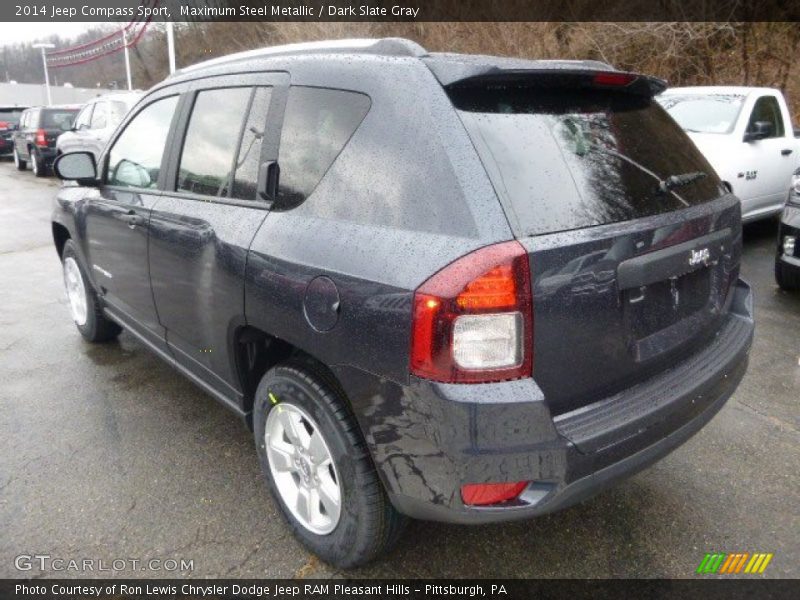 Maximum Steel Metallic / Dark Slate Gray 2014 Jeep Compass Sport