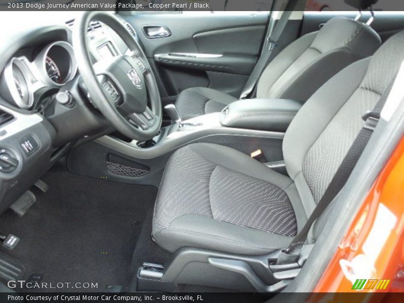 Copper Pearl / Black 2013 Dodge Journey American Value Package