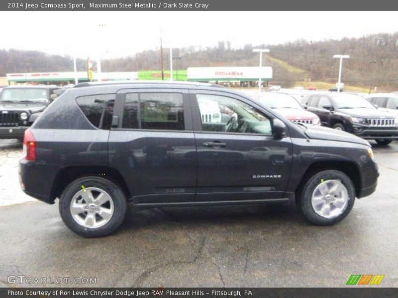 Maximum Steel Metallic / Dark Slate Gray 2014 Jeep Compass Sport