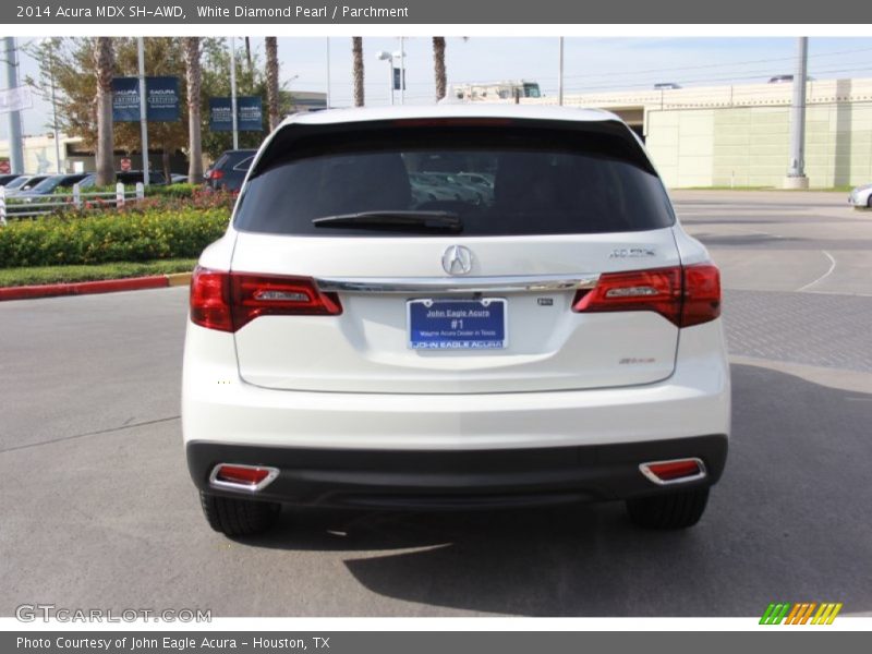 White Diamond Pearl / Parchment 2014 Acura MDX SH-AWD