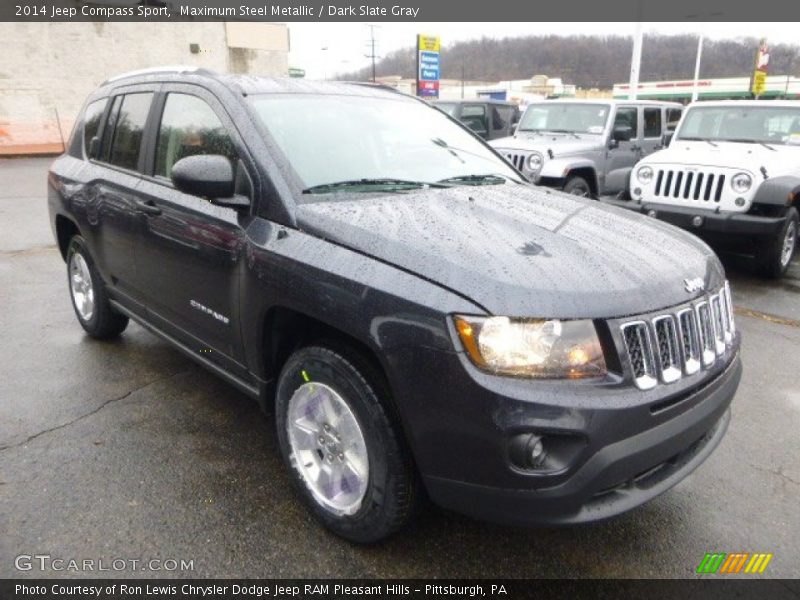 Maximum Steel Metallic / Dark Slate Gray 2014 Jeep Compass Sport