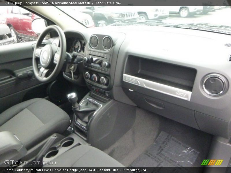 Maximum Steel Metallic / Dark Slate Gray 2014 Jeep Compass Sport