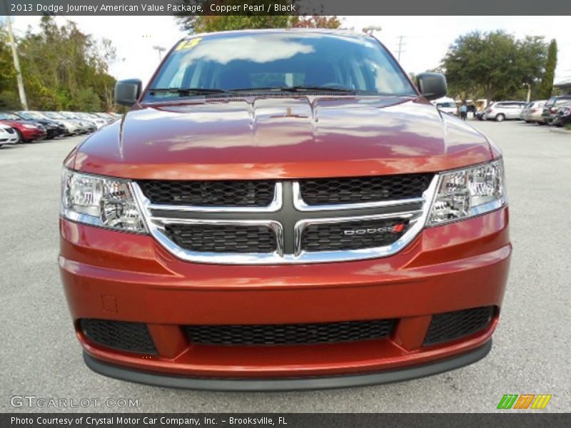 Copper Pearl / Black 2013 Dodge Journey American Value Package